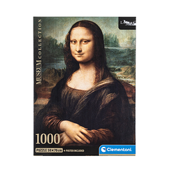 Puzzle 1000 pieces + poster included Leonardo da Vinci - Monna Lisa, 1503-1519