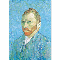 Affiche Vincent Van Gogh - Portrait de l'artiste, 1889 - 50x70cm