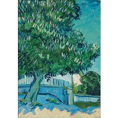 Postcard Van Gogh - Chestnut trees in bloom