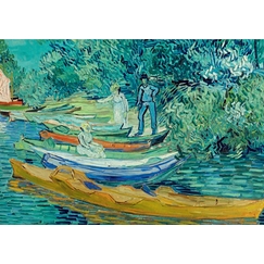 Carte postale Van Gogh - Bords de l'Oise à Auvers-sur-Oise
