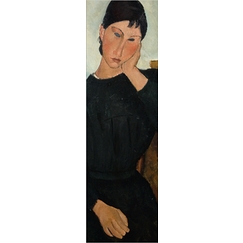 Marque-pages Modigliani - Elvire assise, accoudée à une table 1919