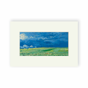 Reproduction with Marie-Louise Vincent van Gogh - Wheatfield under Thunderclouds, 1890 - 20x30cm