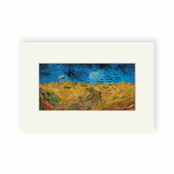 Reproduction with Marie-Louise Vincent van Gogh - Wheatfield with Crows, 1890 - 20x30cm