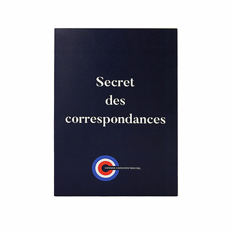 Bloc-notes 72 pages - Secret des correspondances - Conseil Constitutionnel