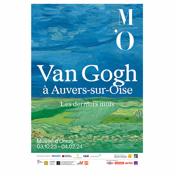 Exhibition poster - Van Gogh in Auvers-sur-Oise. The Final Months - 40x60 cm