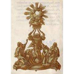 Carte postale - Évangéliaire à l'usage de l'Église de Paris