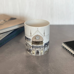 Mug Notre-Dame de Paris - Coupe longitudinale de la sacristie projetée