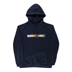 BarbaLouvre - Mixed hoodie blue navy
