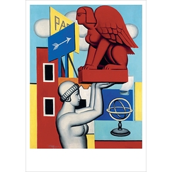 Postcard Jean Metzinger - The Sphinx, 1928