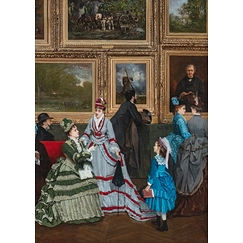 Carte postale Camille Cabaillot-Lassalle - Le Salon de 1874, 1874