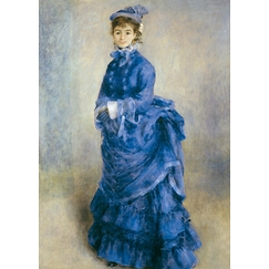 Carte postale Auguste Renoir - Parisienne, 1874