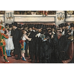Postcard Edouard Manet - The Opera Ball, 1873