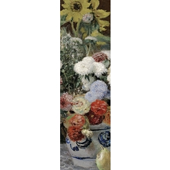 Bookmark Auguste Renoir - Flowers in a vase, circa 1869