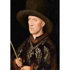 Postcard Jan Van Eyck - Portrait of Baudoin de Lannoy