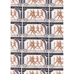 Carte postale Emile Gilliéron - Copie d'une épreuve préparatoire lithographique de timbre, 1905