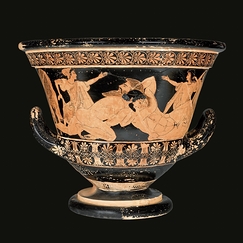 Postcard Euphronios - Craters in red-figure chalices: the struggle of Herakles