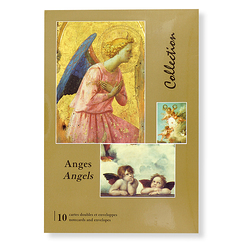 10 Cartes doubles & enveloppes - Anges
