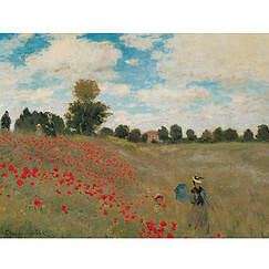 Affiche Les Coquelicots - Claude Monet