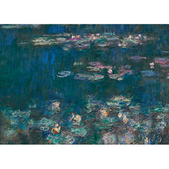 Poster The Waterlilies by Claude Monet