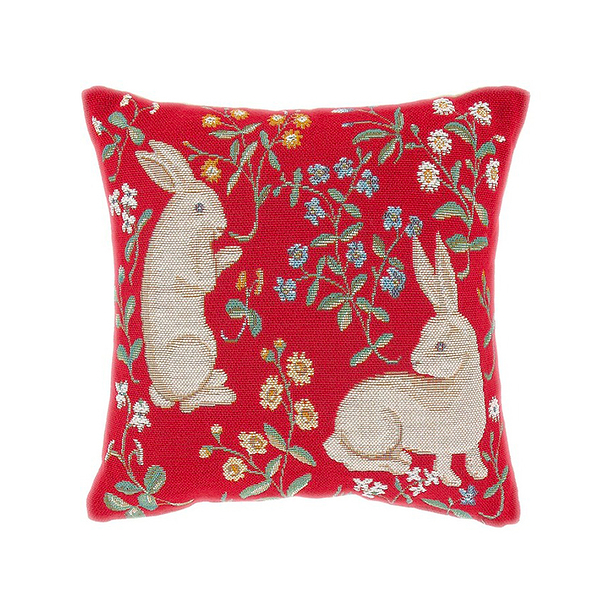 Red Rabbit Cushion