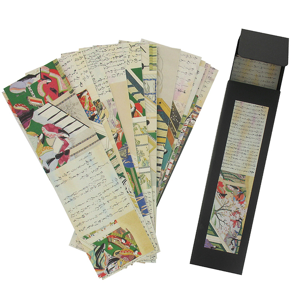 Set of 16 Bookmarks "Dit du Genji"