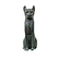 Bastet cat with earrings