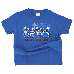 T-shirt Mousquetaires - Bleu
